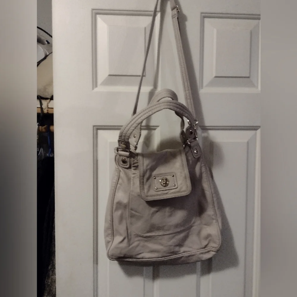Marc Jacobs Neutral Leather Satchel, EUC
